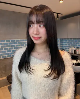 ロング カラー 似合わせカット✂︎ りょお🫧のヘアスタイル