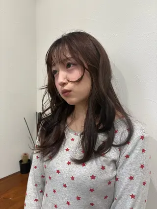 セミロング カラー くすみカラー/ ora🪡🤎のヘアスタイル