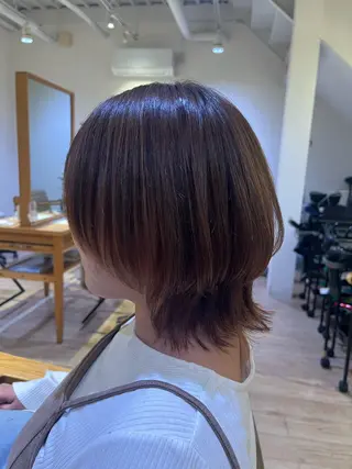 ミディアム 加藤 菜々子のヘアスタイル