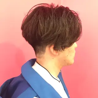 ショート カラー メンズ Vir by browのヘアスタイル