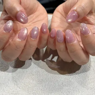 ネイル 【西本町】大人上品＊ パラジェル/シンプルのネイルデザイン
