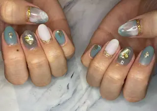 ネイル Lino+ ネイル&よもぎ蒸しのネイルデザイン