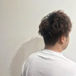 パーマ メンズ 柏メンズカットパーマ NO.1タイチのヘアスタイル