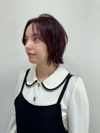 ショート カラー 似合わせhair /モガミユナ🎀のヘアスタイル