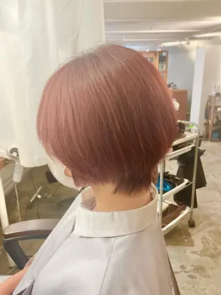 ショート カラー 透明感カラー/ ブリーチ無し/RYOのヘアスタイル