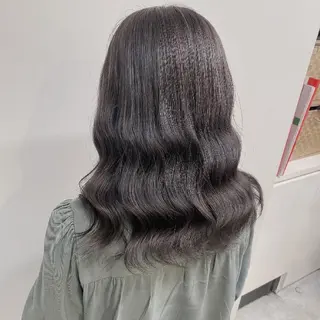 セミロング カラー ヘアアレンジ 韓国ヘア指名率 No. 1小堀京介のヘアスタイル