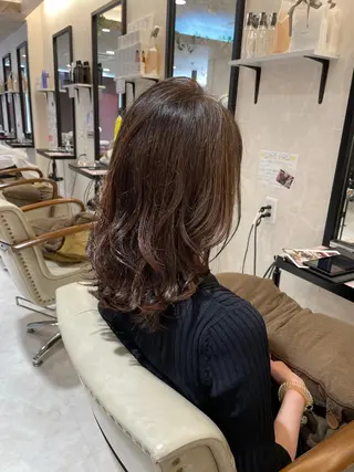 セミロング パーマ 本店店長☆ 前原海翔のヘアスタイル
