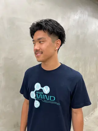 メンズ メンズカット パーマ[佐橋]のヘアスタイル