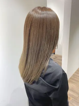 ロング カラー ハイライト⭐️上野 高広のヘアスタイル
