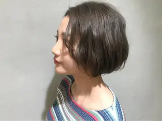 ショート カラー 髪質改善カラー/ボブ 🌻Mutsumiのヘアスタイル