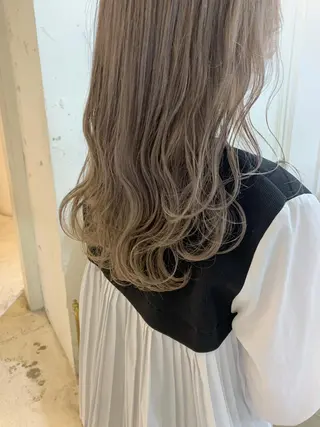 セミロング ダブルカラー/透明感 💈JUNYA💈のヘアスタイル