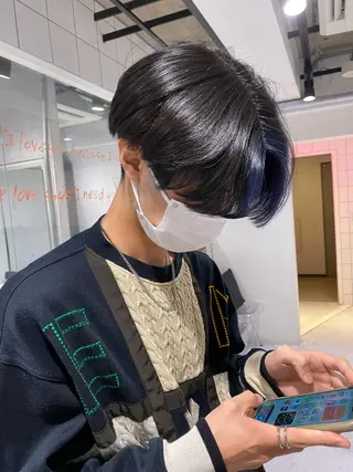 ショート カラー パーマ ヘアアレンジ メンズ キッズ ネイル マツエク・マツパ アイブロウ 🔷横浜1のパーマ 職人🔷将太郎のヘアスタイル