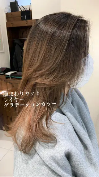 ロング カラー 似合わせカラー/艶 髪質改善/ヨシザキのヘアスタイル