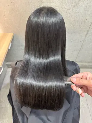 ロング 青木 啓輔のヘアスタイル