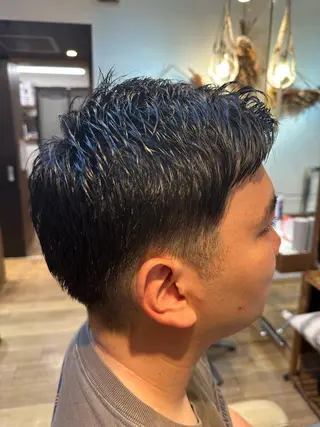 ショート メンズ カツヤマ モエのヘアスタイル