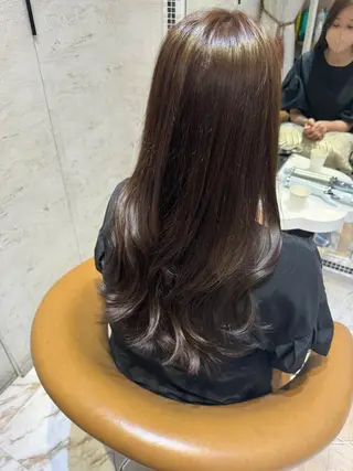 セミロング 寺田 鼓捺/艶髪 /透明感カラーのヘアスタイル
