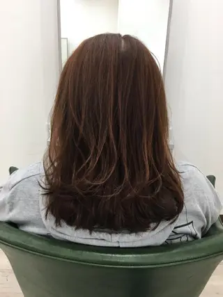 セミロング カラー 長塚 翔也のヘアスタイル