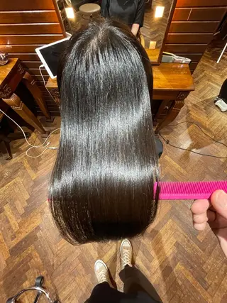 ミディアム stylist YUTOのヘアスタイル