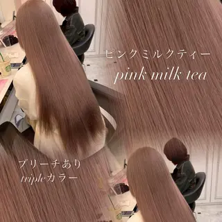 ロング カラー ヘアアレンジ 🦋艶出しワンカラー 🦋MASAKIのヘアスタイル