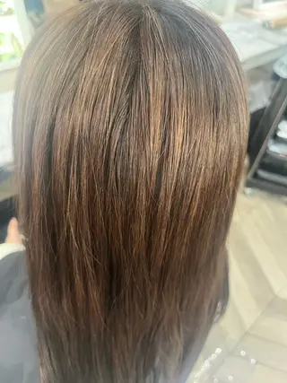 ロング カラー 門脇 愛未のヘアスタイル