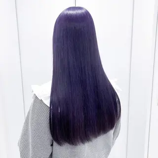 ロング カラー ヘアアレンジ メンズ 🦋重くない暗髪🦋 Hana🦋のヘアスタイル