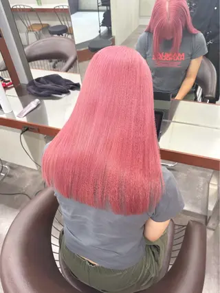 セミロング カラー 似合わせカット/ ハイトーン/aoiのヘアスタイル