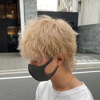 カラー メンズ men's特化 値段以上の仕上がりにのヘアスタイル