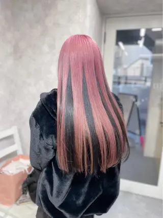 ロング カラー ☁️かずき☁️青.紫 推し活カラー💫のヘアスタイル