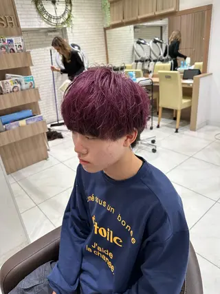ショート カラー メンズ 渡邉 理央のヘアスタイル