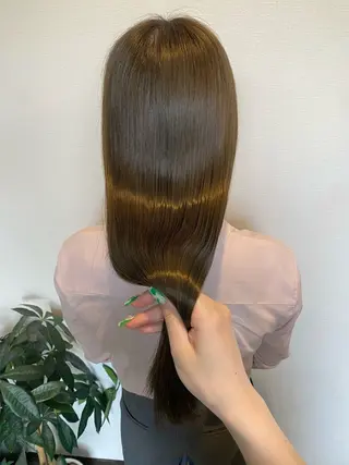 ロング カラー 🎀レイヤーカット/ 艶カラー/ﾕｶ🎀のヘアスタイル