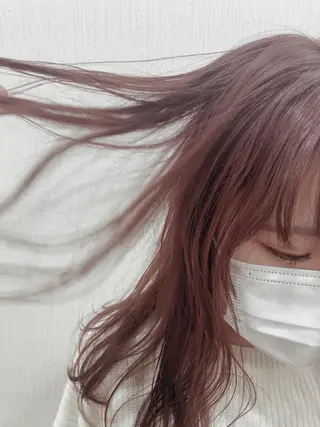 セミロング カラー レイヤーカットモデル 募集/藤原一真のヘアスタイル