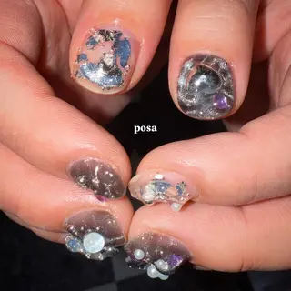 ネイル posa nail モエミのネイルデザイン