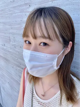 ミディアム カラー キッズ ネイル マツエク・マツパ アイブロウ 𓊆ᶠᵉᵉʸ𓊇 ᶜᴴᴵᴴᴬᴿᵁのマツエク・マツパデザイン