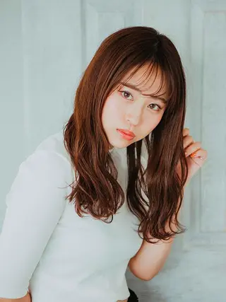 ロング カラー パーマ 🧸髪質改善特化 金澤 彩香🎀のヘアスタイル