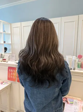 ロング カラー 透明感カラー 松田晃代のヘアスタイル