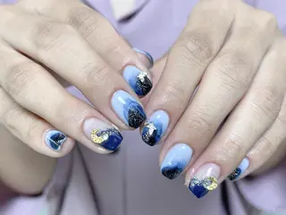 ネイル Shis_🦄shi 韓国風キラキラネイルのネイルデザイン