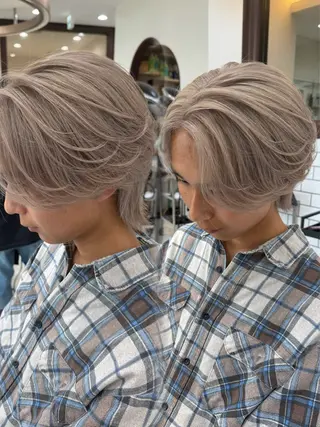 カラー メンズ 菅野 心悠/メンズヘアのヘアスタイル