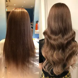 ロング カラー 🧡艶髪ちゅるん髪 🫧🧡YUKI❄️のヘアスタイル