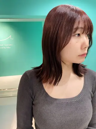ミディアム カラー 🫧ショート/ボブ 池袋西口・泡渕✂️のヘアスタイル