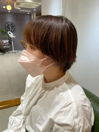 ショート カラー 過去一の柔髪ヘア 🌿einshairのヘアスタイル