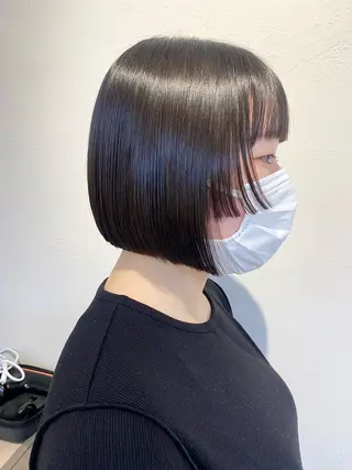 ショート Aya　ブリーチなし 🌱　ダブルカラーのヘアスタイル