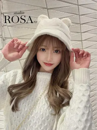 ロング カラー 関東 蓮太のヘアスタイル