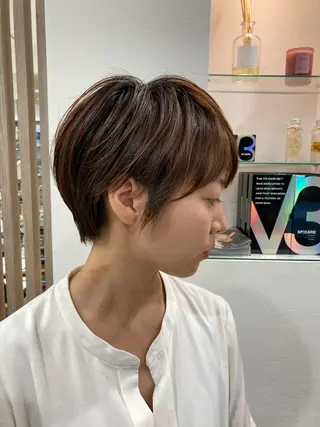 ショート 中江 翔のヘアスタイル