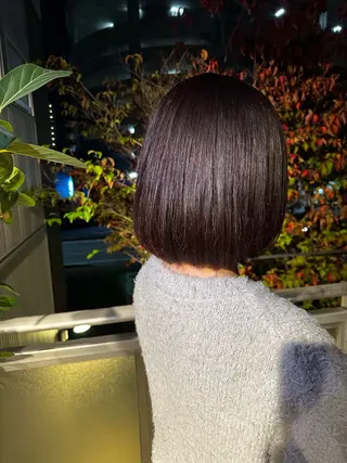 ミディアム 伊藤 郁弥のヘアスタイル