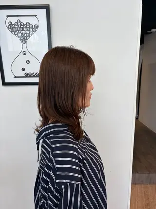 ミディアム 堀川 なつみのヘアスタイル