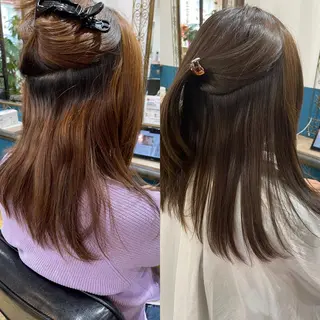 セミロング 福島 和弥のヘアスタイル