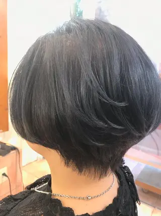 カラー レイヤーカット・ 縮毛矯正 星野のヘアスタイル