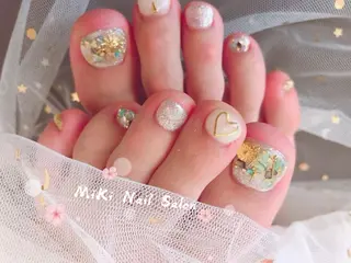 ネイル MiKi Nai池袋 長さだし得意のネイルデザイン