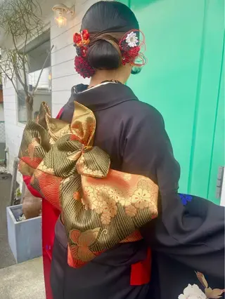 ヘアアレンジ 🍊千葉 未来🍊店長のヘアスタイル