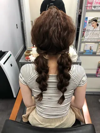 ミディアム ヘアアレンジ 大塚 貴之のヘアスタイル